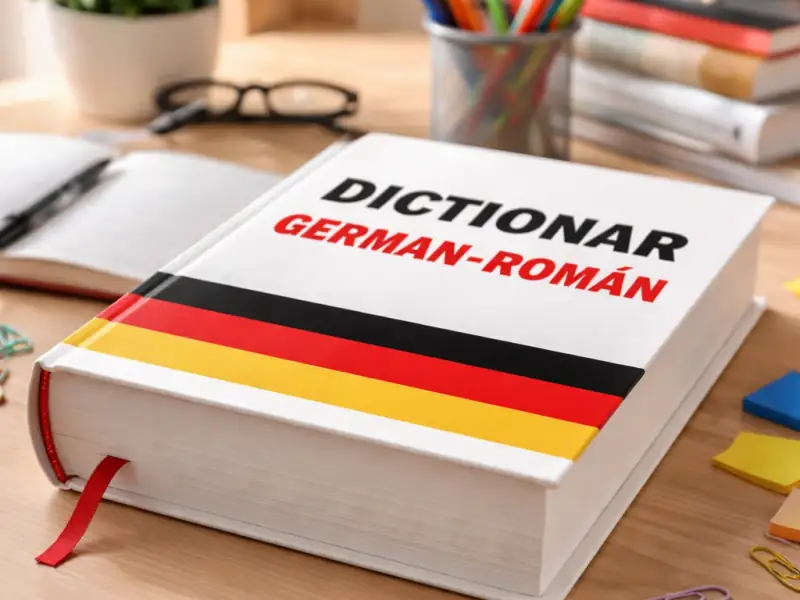Dictionar german roman pentru incepatori